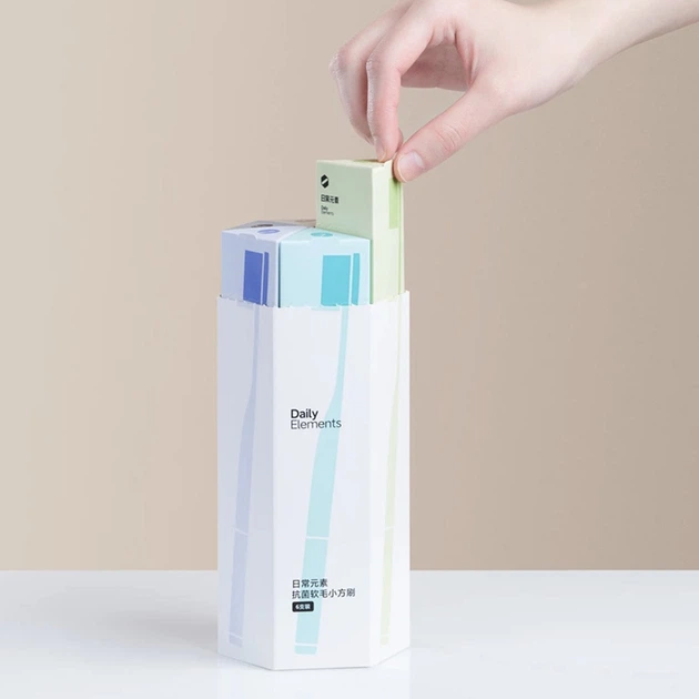پک 6 عددی مسواک Xiaomi Daily Element ToothBrush
